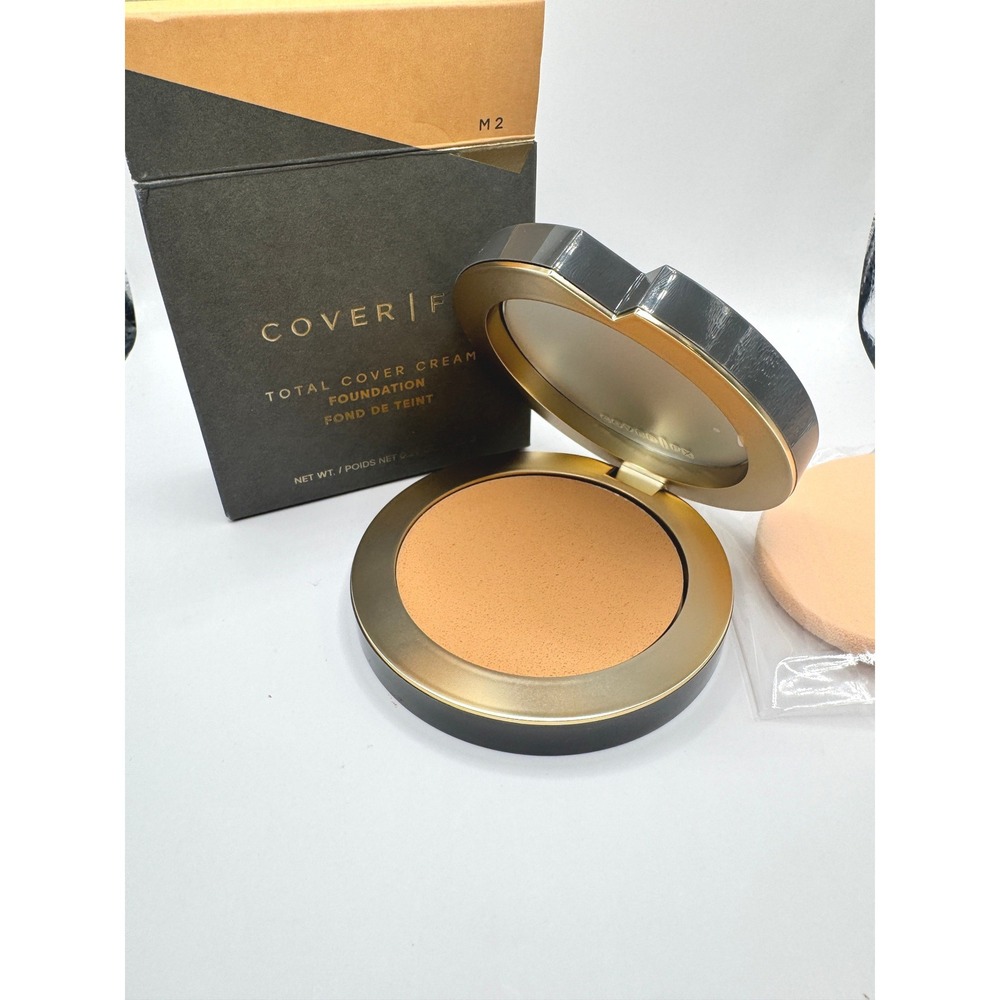 Cover FX Total Cover Cream Foundation Shade M2 NIB